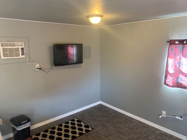 fire damaged room restoration
